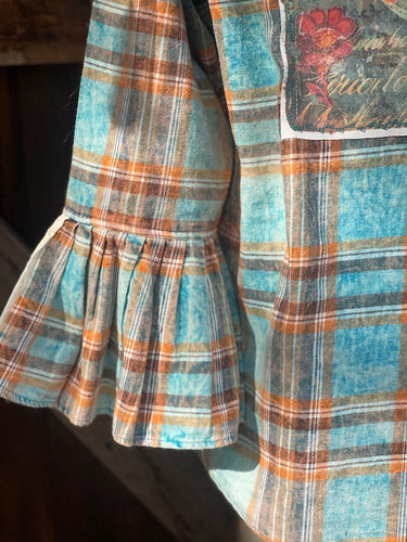 BIRDS OF A FEATHER Flared Sleeve Flannel